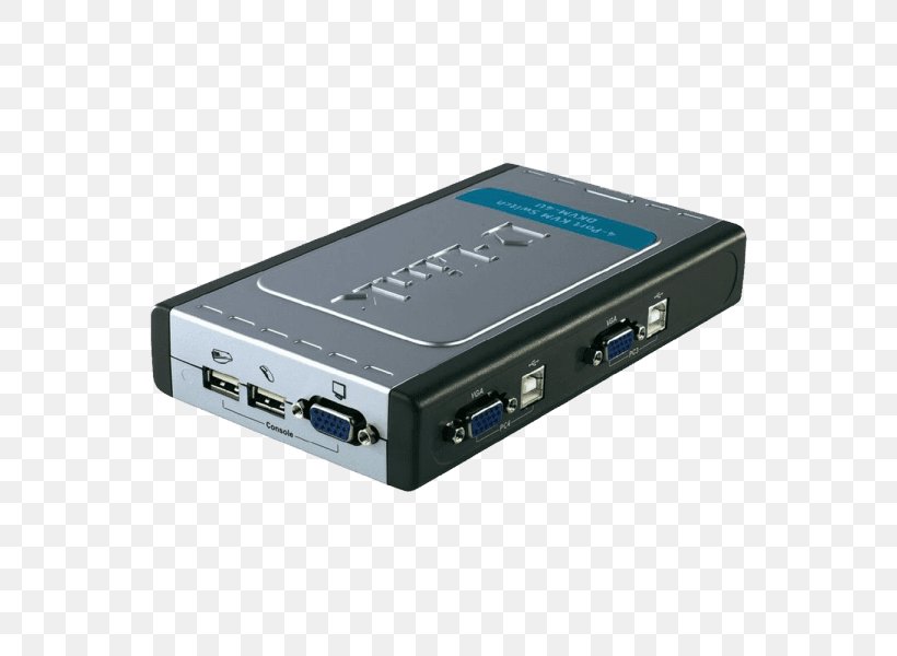 KVM Switches D-Link 4 Port USB 3.0 Hub DUB-1340/B Network Switch D-Link DKVM 4K KVM Switch, PNG, 600x600px, Kvm Switches, Adapter, Cable, Computer Monitors, Computer Port Download Free