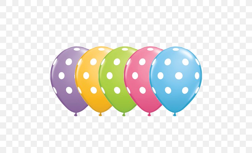 Mylar Balloon Polka Dot Balloon Modelling Bag, PNG, 500x500px, Balloon, Art, Bag, Balloon Modelling, Bopet Download Free