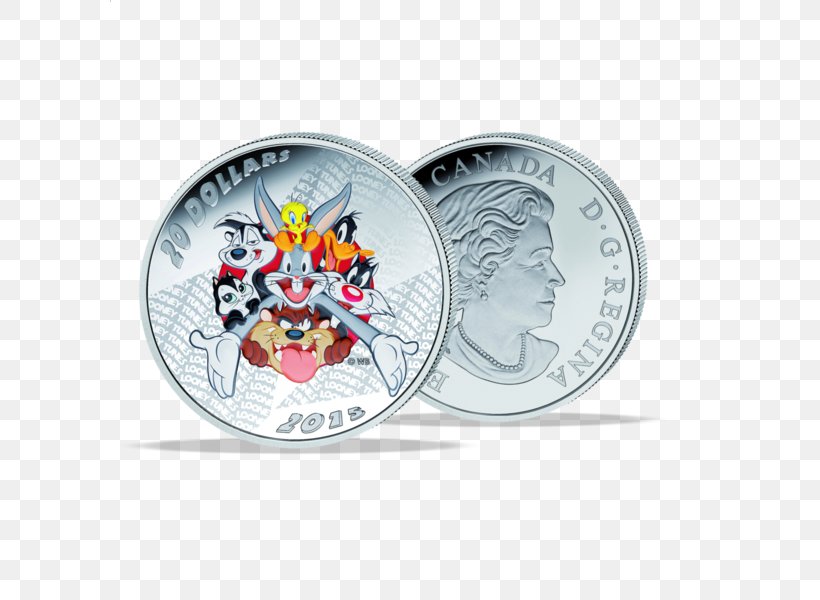 Bugs Bunny Tweety Looney Tunes Merrie Melodies Coin, PNG, 600x600px, Bugs Bunny, Animated Cartoon, Bullion, Cartoon, Coin Download Free