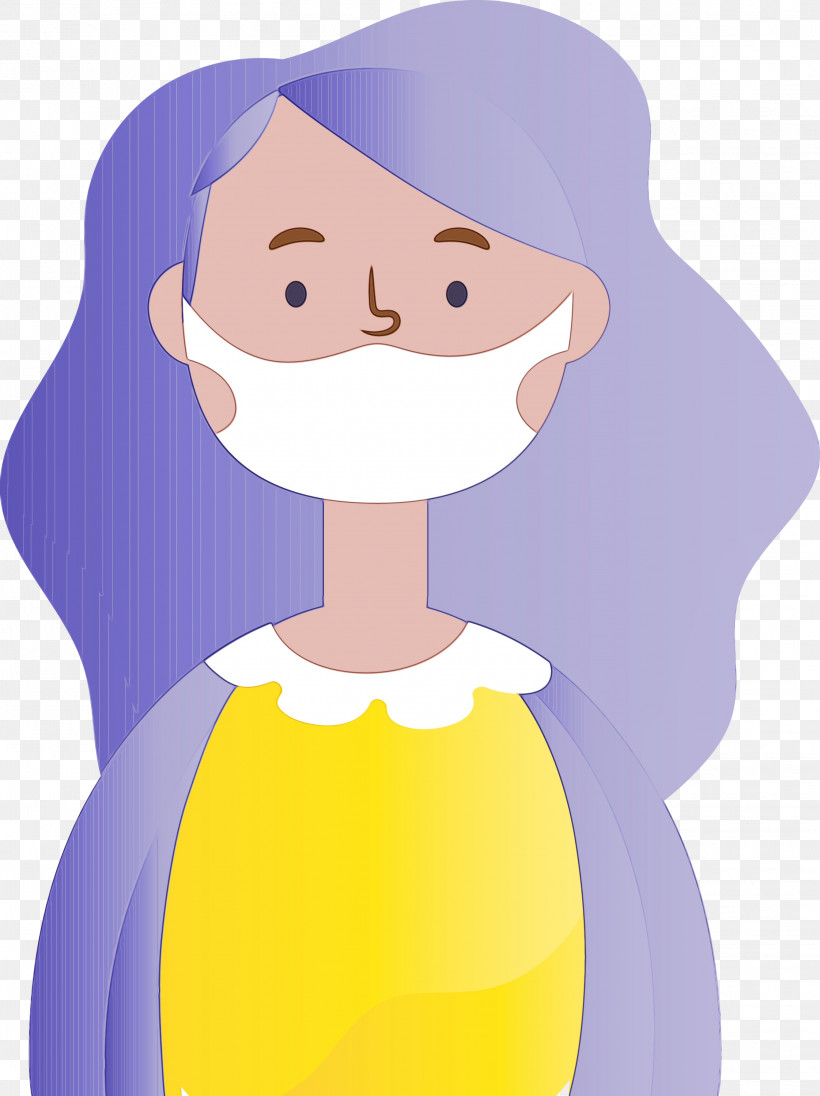 Cartoon Animation Smile, PNG, 2243x3000px, Wearing Mask, Animation, Cartoon, Corona, Coronavirus Download Free