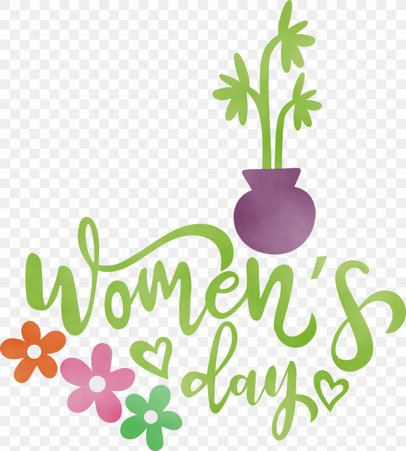 Leaf Plant Stem Meter Logo Flower, PNG, 2703x3000px, Womens Day, Flower, Green, Happy Womens Day, Leaf Download Free