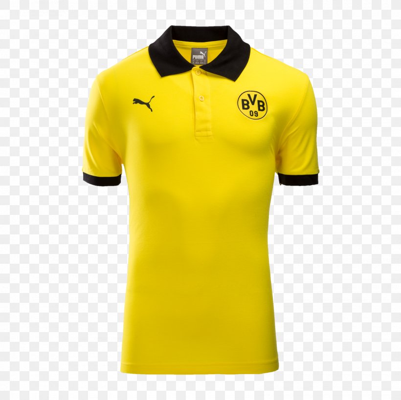 T-shirt Polo Shirt Borussia Dortmund Tracksuit 2017–18 Ligue 1, PNG, 1600x1600px, 2017, Tshirt, Active Shirt, Blue, Borussia Dortmund Download Free