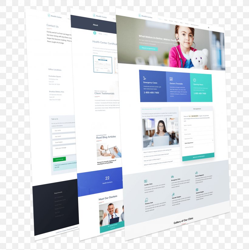 Website Web Page Template World Wide Web Joomla, PNG, 1892x1900px, Web Page, Brand, Brochure, Clinic, Community Health Center Download Free