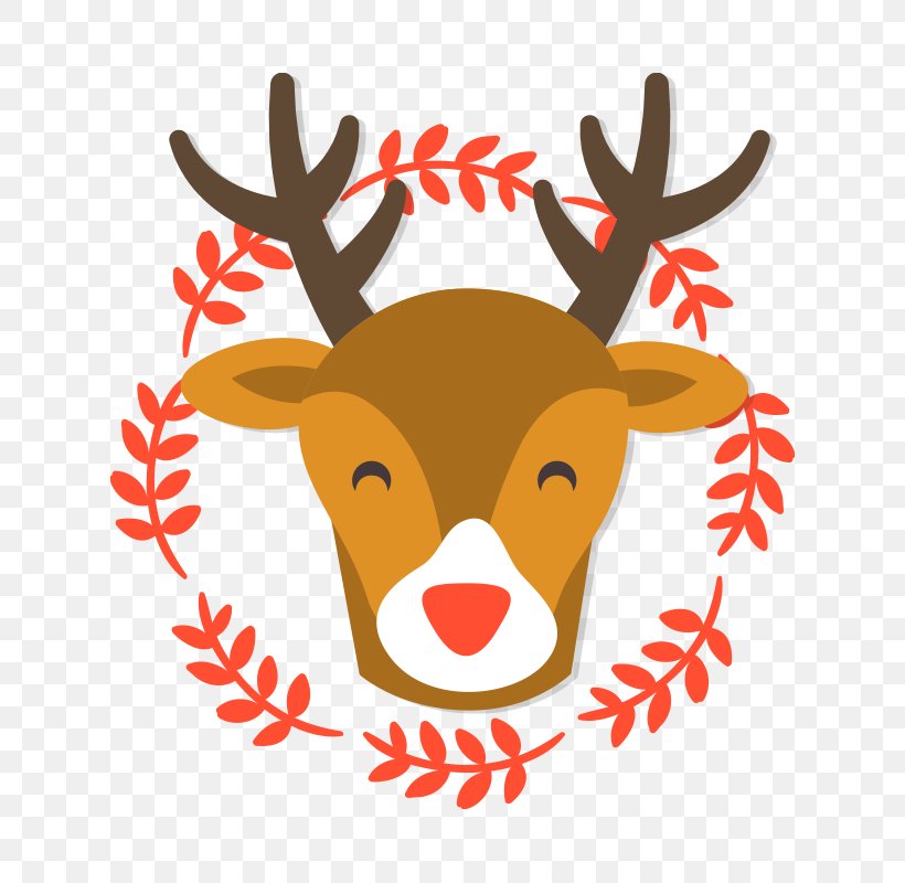 Rudolph Santa Claus Reindeer Christmas, PNG, 800x800px, Rudolph, Antler, Christmas, Christmas Card, Christmas Elf Download Free