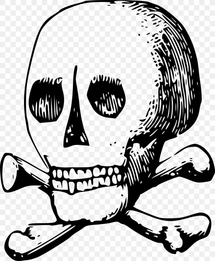 Bone Skeleton Skull Clip Art, PNG, 823x1000px, Watercolor, Cartoon, Flower, Frame, Heart Download Free