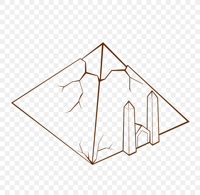 Egyptian Pyramids Symbol Clip Art, PNG, 800x800px, Egyptian Pyramids, Area, Diagram, Game, Line Art Download Free