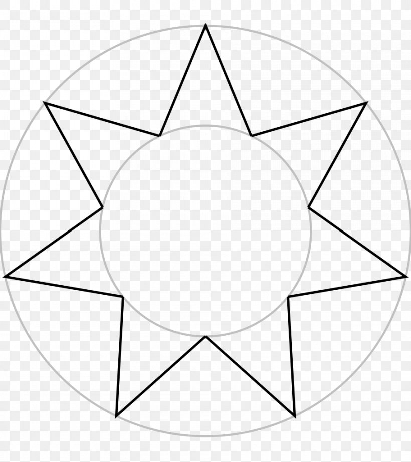 Geometry Circle Star Polygon Angle, PNG, 910x1024px, Geometry, Area, Aresta, Ball, Black And White Download Free