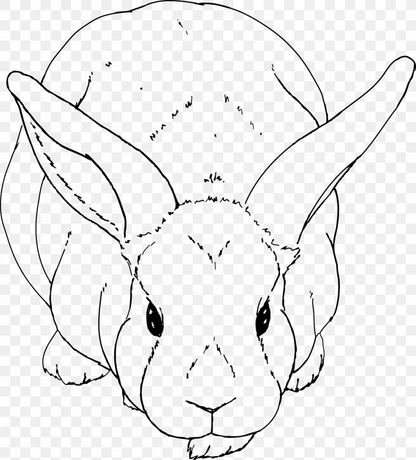 Domestic Rabbit European Rabbit Drawing Line Art, PNG, 1049x1159px, Domestic Rabbit, Artwork, Black And White, Cartoon, Deviantart Download Free