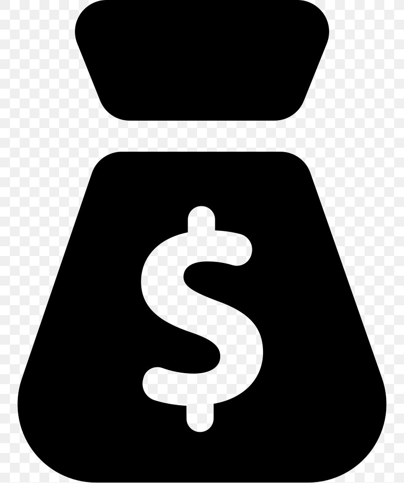 Money Bag, PNG, 750x981px, Money Bag, Area, Bag, Black And White, Logo Download Free