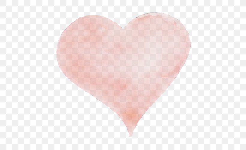 Heart Pink Skin Heart Peach, PNG, 500x500px, Watercolor, Heart, Love, Paint, Peach Download Free