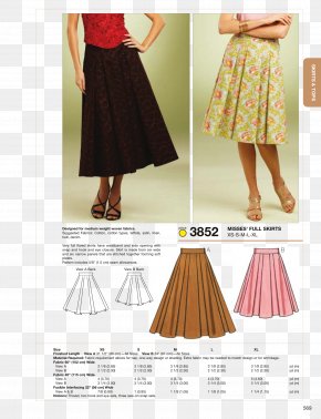 Sewing Supplies - Pattern Skirt Sewing Dress Waist PNG