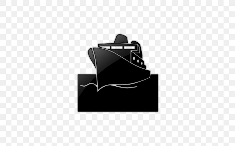 Ferry Cruise Ship Clip Art, PNG, 512x512px, Ferry, Anchor, Black, Black And White, Boat Download Free