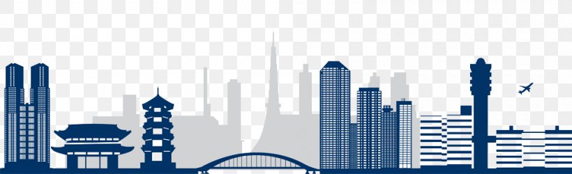 Tokyo Skyline Stock Illustration Clip Art, PNG, 1000x305px, Tokyo, Black And White, Brand, Building, City Download Free