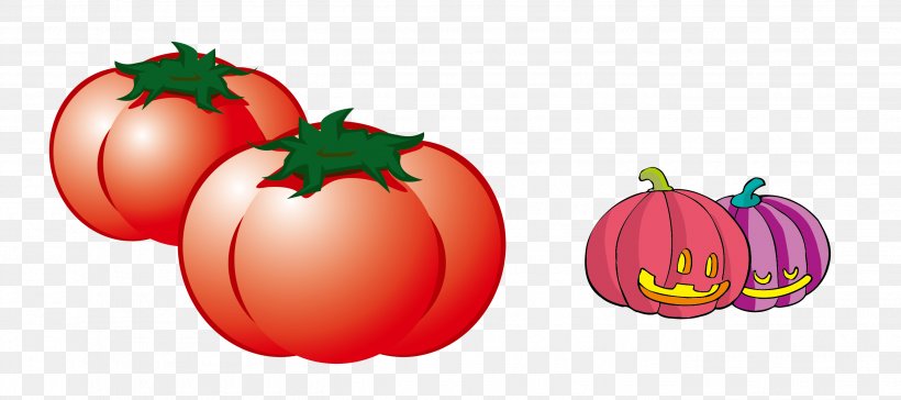 Tomato Bell Pepper Vegetable Pumpkin Fruit, PNG, 2702x1201px, Tomato, Bell Pepper, Calabaza, Capsicum Annuum, Cucurbita Download Free