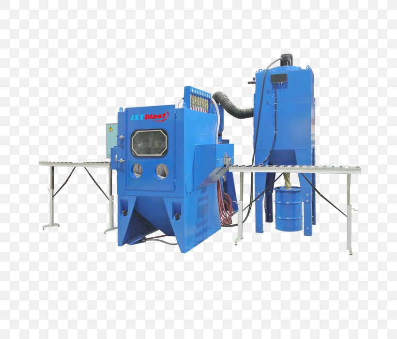 Abrasive Blasting Machine Surface Finishing Industry Shot Peening, PNG, 700x700px, Abrasive Blasting, Automation, Chain Conveyor, Cleaning, Conveyor System Download Free