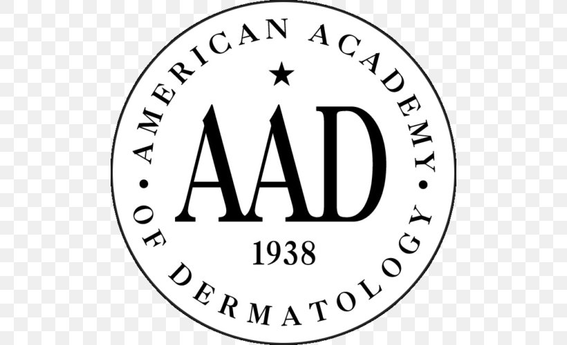 American Academy Of Dermatology American Board Of Dermatology Dermatologic Surgery, PNG, 500x500px, American Academy Of Dermatology, American Board Of Dermatology, Area, Black And White, Brand Download Free