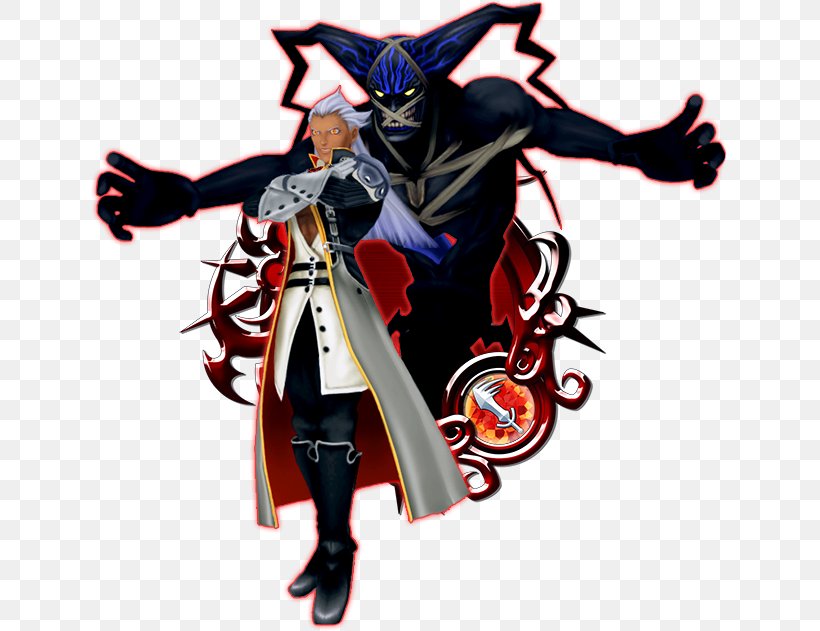 Kingdom Hearts χ Kingdom Hearts II Kingdom Hearts Birth By Sleep Kingdom Hearts 3D: Dream Drop Distance, PNG, 637x631px, Kingdom Hearts, Action Figure, Ansem, Fictional Character, Heartless Download Free