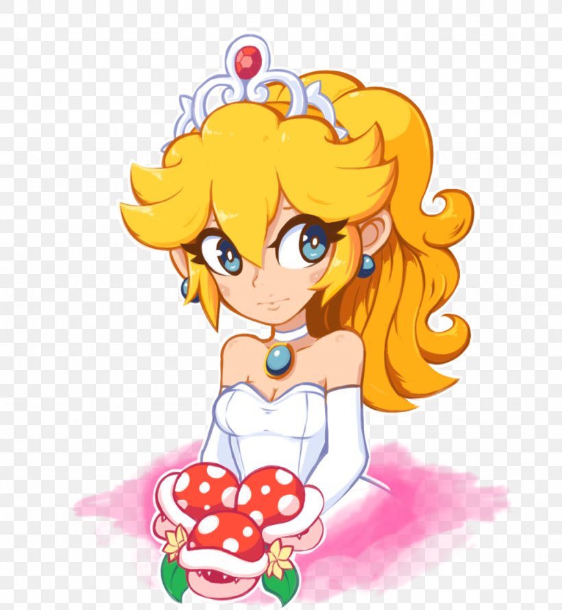 Princess Peach Super Mario Odyssey Bowser Super Mario Bros., PNG, 1024x1112px, Watercolor, Cartoon, Flower, Frame, Heart Download Free