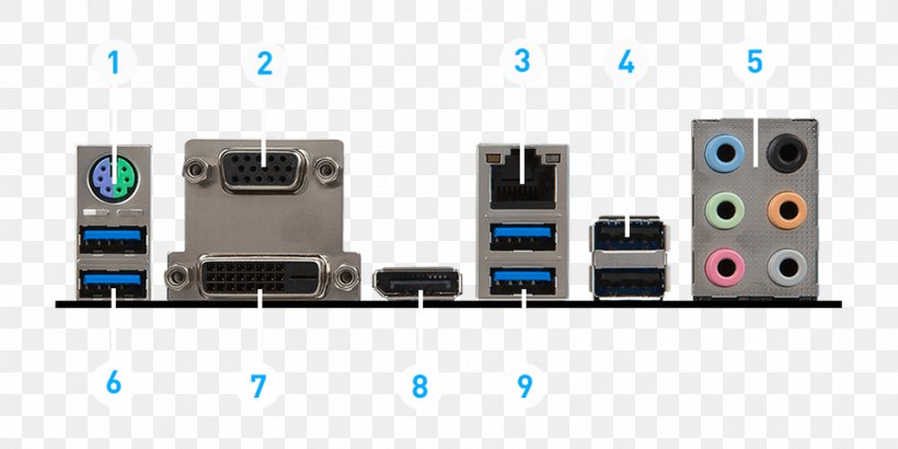 Socket AM4 Motherboard MSI H270 GAMING PRO CARBON LGA 1151 ATX, PNG, 960x480px, Socket Am4, Atx, Cpu Socket, Ddr4 Sdram, Electronic Component Download Free