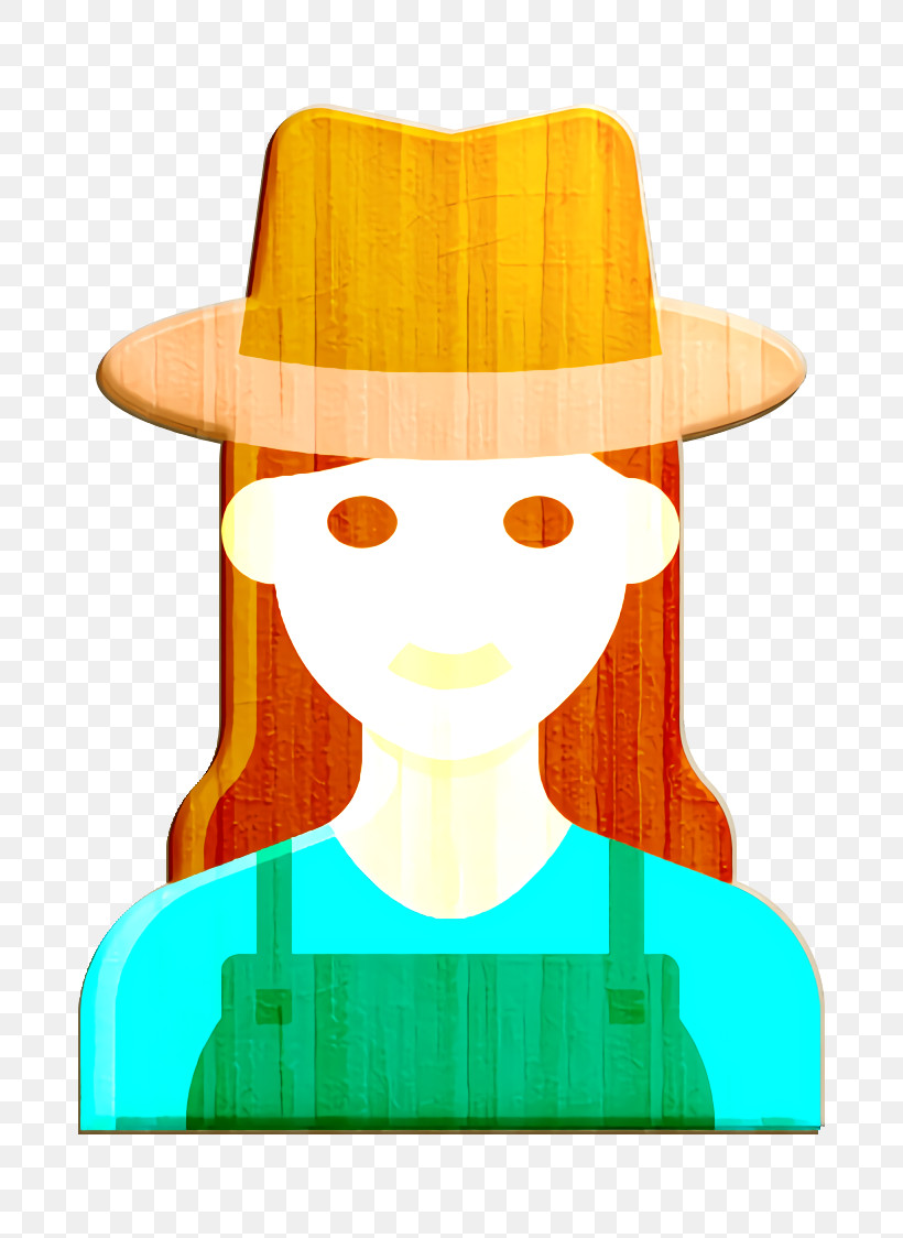 Gardener Icon Occupation Woman Icon Farm Icon, PNG, 814x1124px, Gardener Icon, Cartoon, Clothing, Costume Hat, Cowboy Hat Download Free