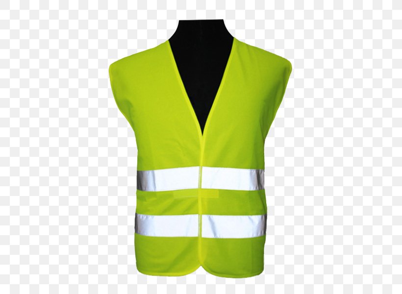 Gilets Waistcoat High-visibility Clothing ISO 20471, PNG, 500x600px, Gilets, Article, Artikel, Clothing, Green Download Free