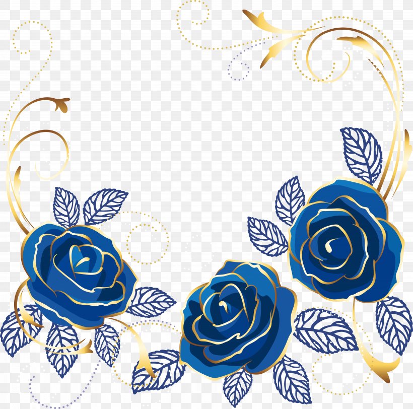 Beach Rose Blue Rose Clip Art, PNG, 5754x5699px, Beach Rose, Animation, Blue, Blue Rose, Body Jewelry Download Free