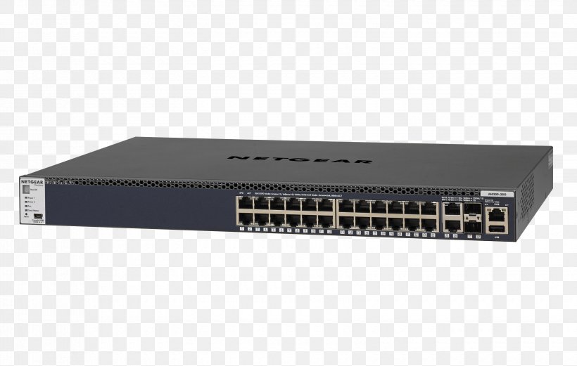 Network Switch 10 Gigabit Ethernet Port Power Over Ethernet, PNG, 3300x2100px, 10 Gigabit Ethernet, 19inch Rack, Network Switch, Audio Receiver, Electronic Component Download Free
