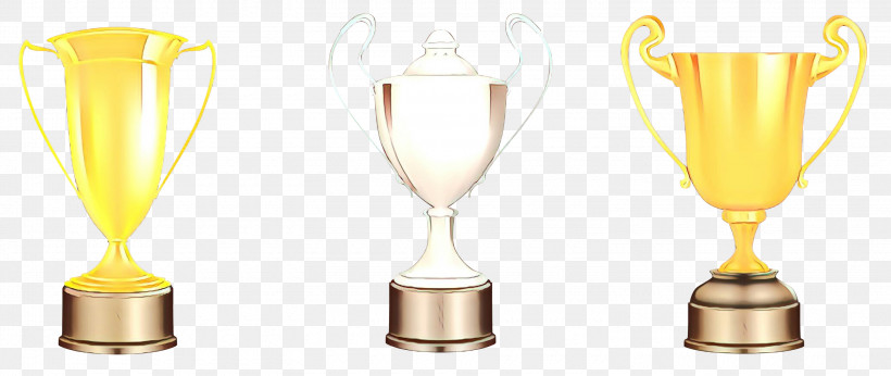 Trophy, PNG, 3000x1269px, Trophy, Award, Glass, Metal, Yellow Download Free