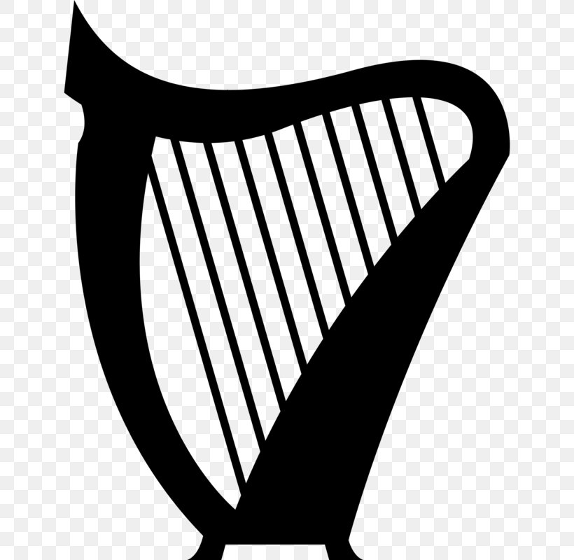 Vector Graphics Clip Art Celtic Harp, PNG, 800x800px, Harp, Blackandwhite, Celtic Harp, Drawing, Electric Harp Download Free