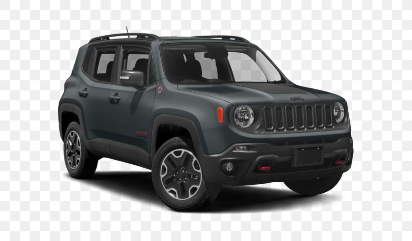 2018 Jeep Renegade Trailhawk SUV Chrysler Dodge Sport Utility Vehicle, PNG, 640x480px, 2018 Jeep Renegade, 2018 Jeep Renegade Trailhawk, Jeep, Automotive Exterior, Automotive Tire Download Free