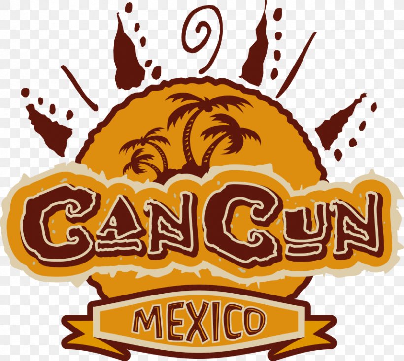 Cancún T-shirt Illustration, PNG, 855x765px, T Shirt, Brand, Food, Logo, Poster Download Free