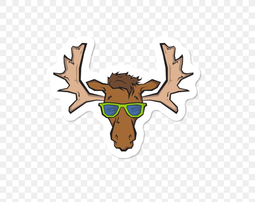 Giraffe Cartoon, PNG, 650x650px, Reindeer, Antler, Cartoon, Deer, Design By Humans Download Free