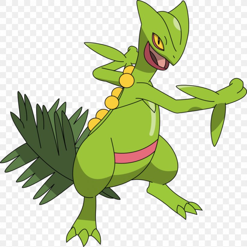 Pokémon Omega Ruby And Alpha Sapphire Pokémon Mystery Dungeon: Blue Rescue Team And Red Rescue Team Sceptile Pokédex, PNG, 892x895px, Sceptile, Amphibian, Art, Cartoon, Charizard Download Free