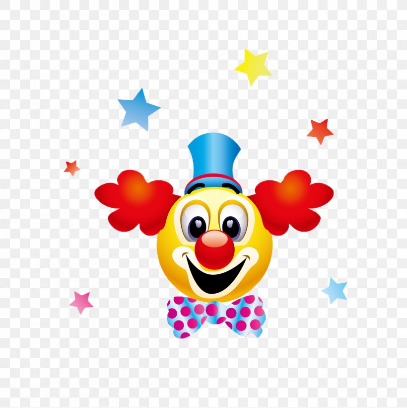 Emoticon Clown Smiley Clip Art, PNG, 1259x1262px, Emoticon, Art, Circus, Clown, Drawing Download Free