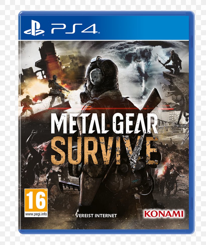 Metal Gear Survive Metal Gear Solid V: The Phantom Pain Metal Gear Rising: Revengeance Video Game PlayStation 4, PNG, 1000x1188px, Metal Gear Survive, Actionadventure Game, Advertising, Film, Game Download Free
