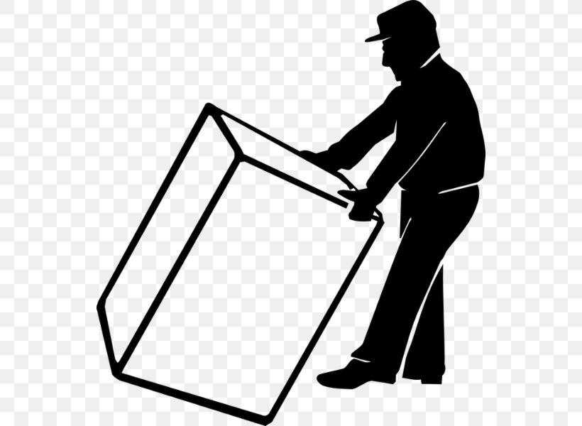 Mover Laborer Clip Art, PNG, 548x600px, Mover, Architectural Engineering, Area, Artwork, Black Download Free