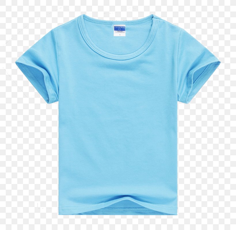 T-shirt Children's Clothing Sleeve, PNG, 800x800px, Tshirt, Active Shirt, Aqua, Azure, Blue Download Free