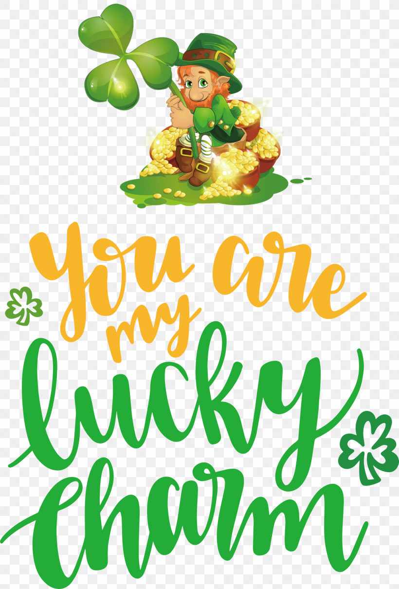 You Are My Lucky Charm St Patricks Day Saint Patrick, PNG, 2032x3000px, St Patricks Day, Biology, Fruit, Leaf, Meter Download Free
