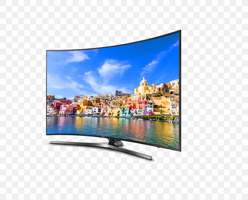 4K Resolution LED-backlit LCD Ultra-high-definition Television Samsung Smart TV, PNG, 576x661px, 4k Resolution, Advertising, Computer Monitor, Curved, Curved Screen Download Free