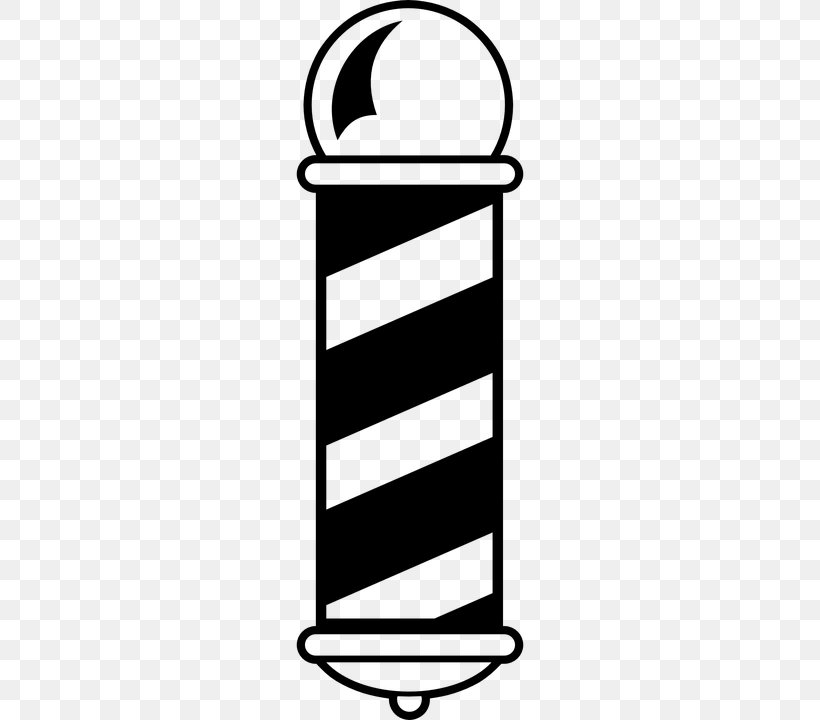 Barber's Pole Cosmetologist Clip Art, PNG, 360x720px, Barber, Area, Beauty Parlour, Black And White, Cosmetologist Download Free