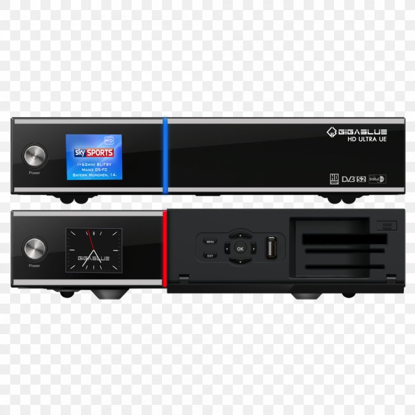 Ultra-high-definition Television FTA Receiver Dreambox, PNG, 1000x1000px, Highdefinition Television, Audio Equipment, Audio Receiver, Common Interface, Digital Video Broadcasting Download Free