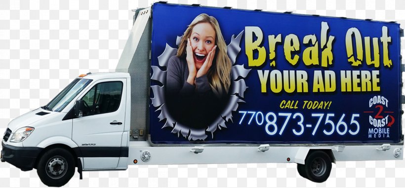 Commercial Vehicle Advertising Mobile Billboard Truck, PNG, 1208x562px, Commercial Vehicle, Advertising, Automotive Exterior, Billboard, Brand Download Free