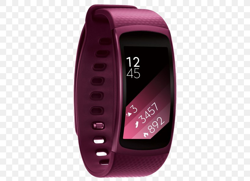 Samsung Gear Fit2 Samsung Gear 2 Samsung Gear Fit 2, PNG, 500x594px, Samsung Gear Fit, Activity Tracker, Magenta, Mobile Phone, Mobile Phone Accessories Download Free