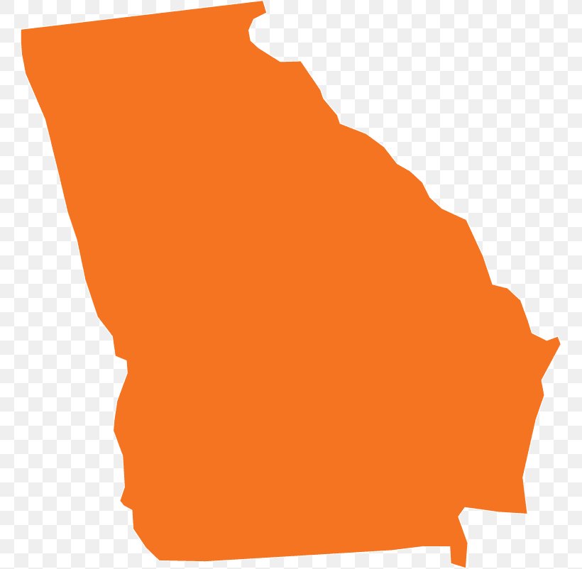 Georgia U.S. State Clip Art, PNG, 763x802px, Georgia, Map, Orange, United States, Us State Download Free
