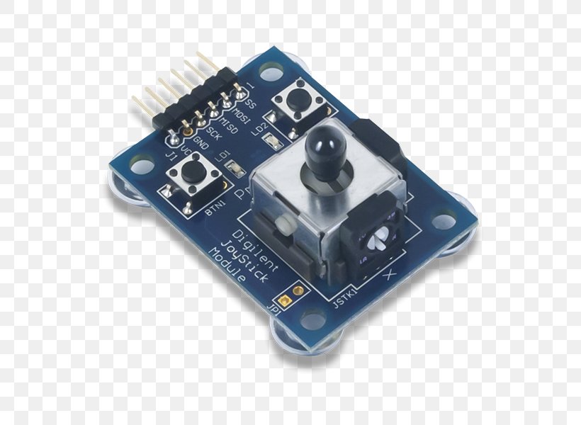 Microcontroller Joystick Electronics Input Devices Electronic Component, PNG, 600x600px, Microcontroller, Circuit Component, Computer Hardware, Electrical Switches, Electronic Component Download Free