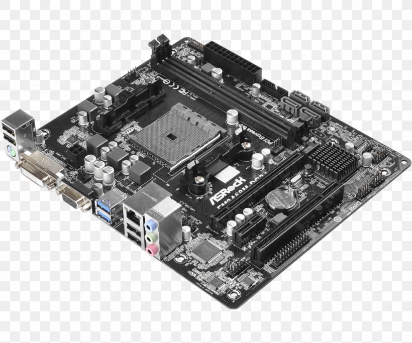 ASRock Motherboard Amd Fm2A68M-Dg3 + A68 + Micro ATX Socket Fm2 100 Gr MicroATX Socket FM2+, PNG, 1024x853px, Motherboard, Advanced Micro Devices, Amd Accelerated Processing Unit, Asrock, Atx Download Free