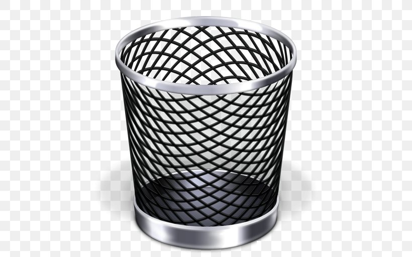 Rubbish Bins & Waste Paper Baskets Recycling Bin Tin Can, PNG, 512x512px, Rubbish Bins Waste Paper Baskets, Bin Bag, Compactor, Container, File Deletion Download Free