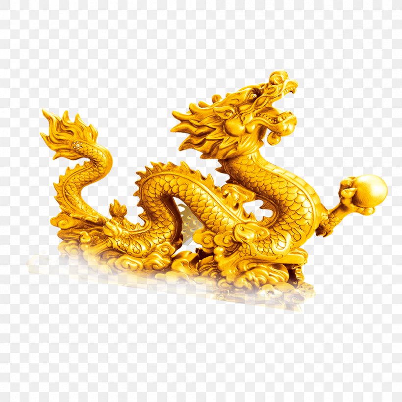 Chinese Dragon Icon, PNG, 999x999px, Dragon, Chinese Dragon, Gold ...