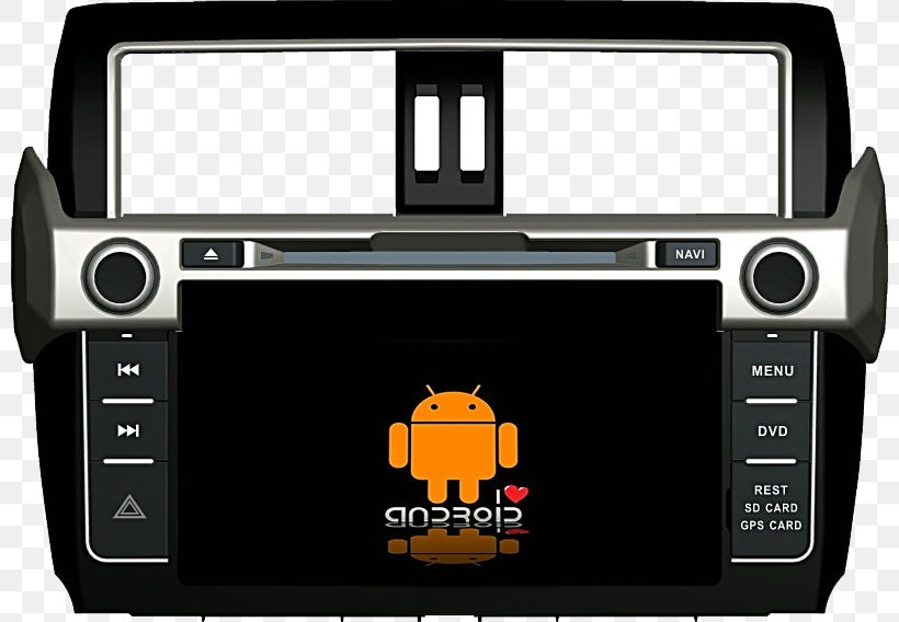 Toyota Land Cruiser Prado Car GPS Navigation Systems Sport Utility Vehicle, PNG, 800x568px, Toyota Land Cruiser Prado, Android, Automotive Design, Automotive Head Unit, Automotive Navigation System Download Free