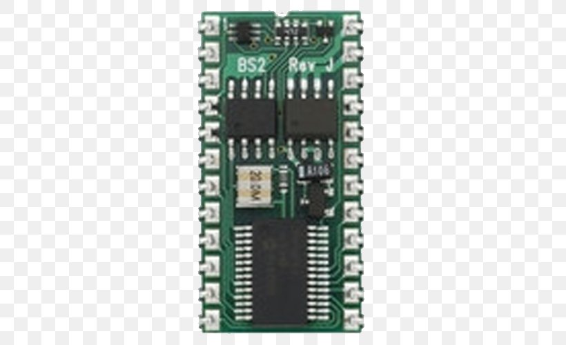 BASIC Stamp Microcontroller Parallax Inc. PBASIC Single-board Computer, PNG, 500x500px, Basic Stamp, Basic, Boebot, Circuit Component, Computer Download Free